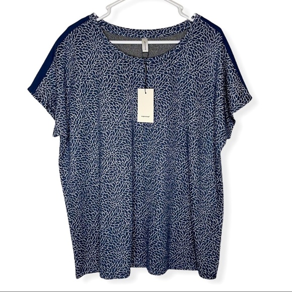 NWT Soyaconcept short dolman sleeve floral pattern top - Picture 1 of 11